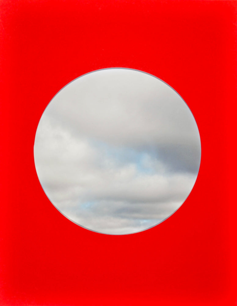 Red with Cloud Circle