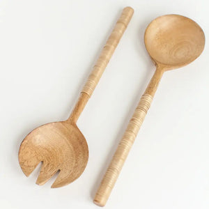 
                  
                    Wooden Mango Salad Servers
                  
                