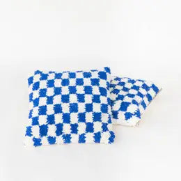 Checkered Moroccan Pillow