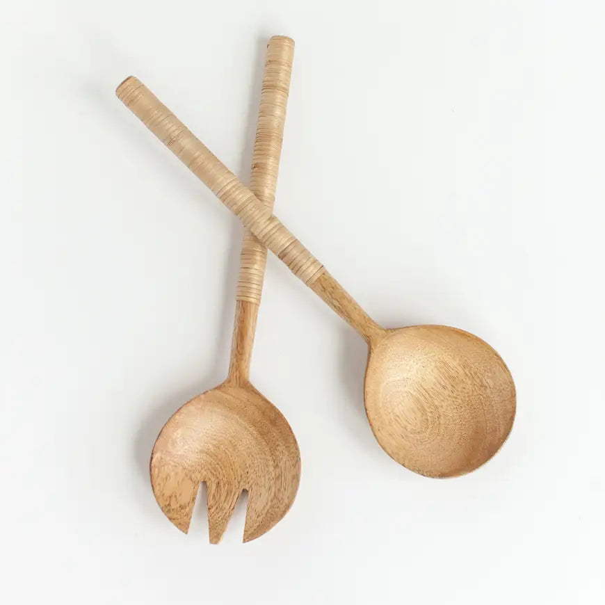 
                  
                    Wooden Mango Salad Servers
                  
                