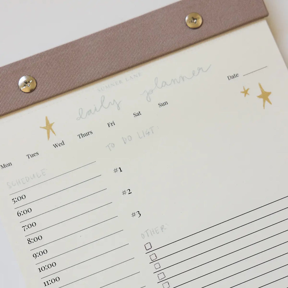 
                  
                    Daily Planner Notepad
                  
                