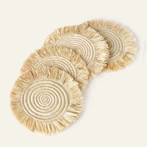 
                  
                    Raffia Fringe Coasters S/4
                  
                