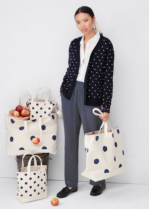 
                  
                    The Over the Shoulder Dot Tote
                  
                