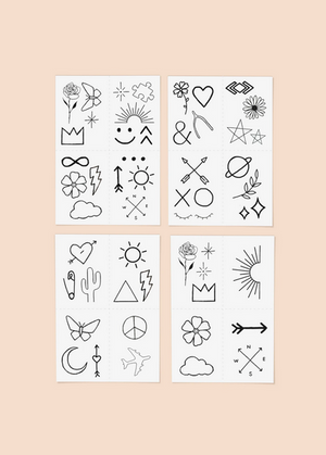 
                  
                    Temporary Tattoo Set
                  
                