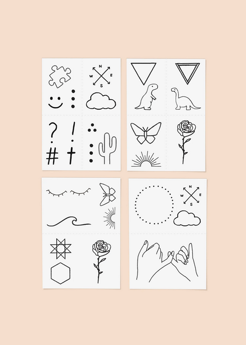 
                  
                    Temporary Tattoo Set
                  
                