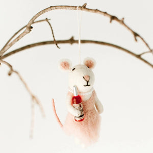 
                  
                    Rosé Mouse Ornament
                  
                