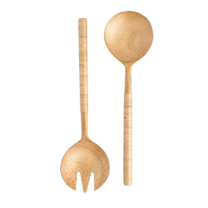 
                  
                    Wooden Mango Salad Servers
                  
                