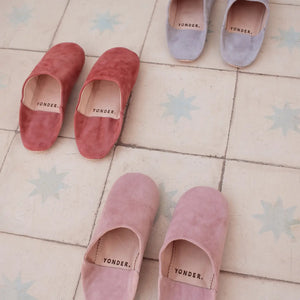 
                  
                    Suede Babouche Slippers
                  
                