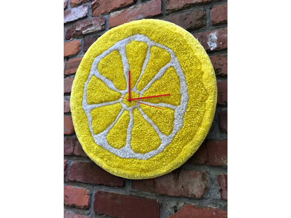 
                  
                    Tufted Lemon Clock
                  
                