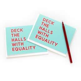
                  
                    Deck The Halls Equality Cards
                  
                