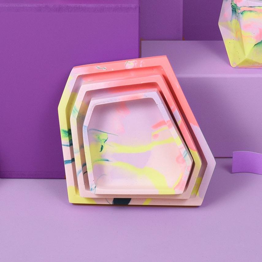
                  
                    Nested Neon Trays
                  
                
