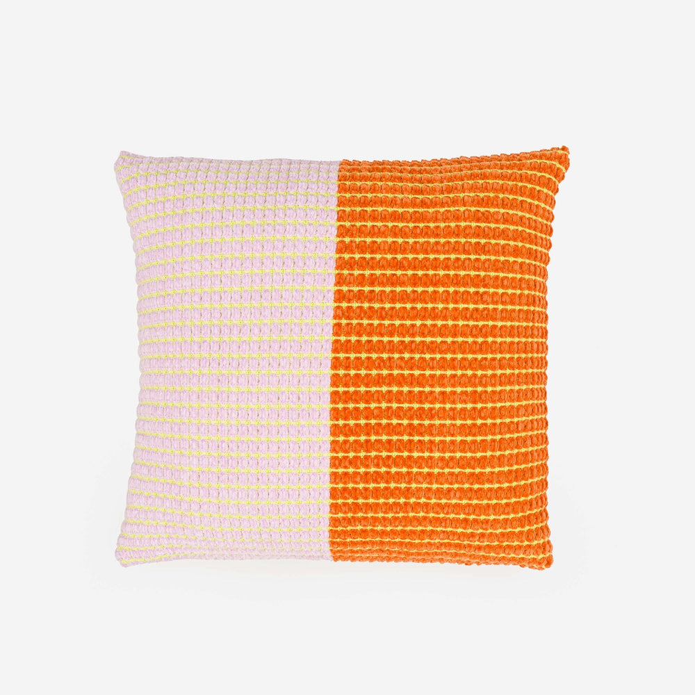 Grid Colorblock Pillow