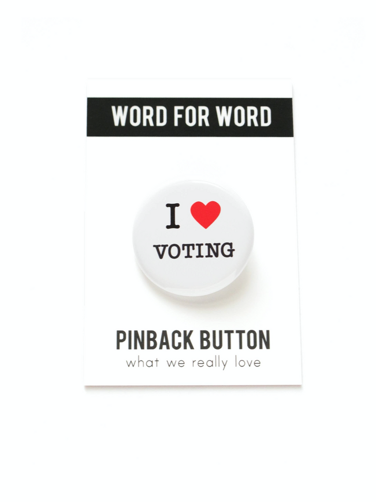 I Heart Voting Button