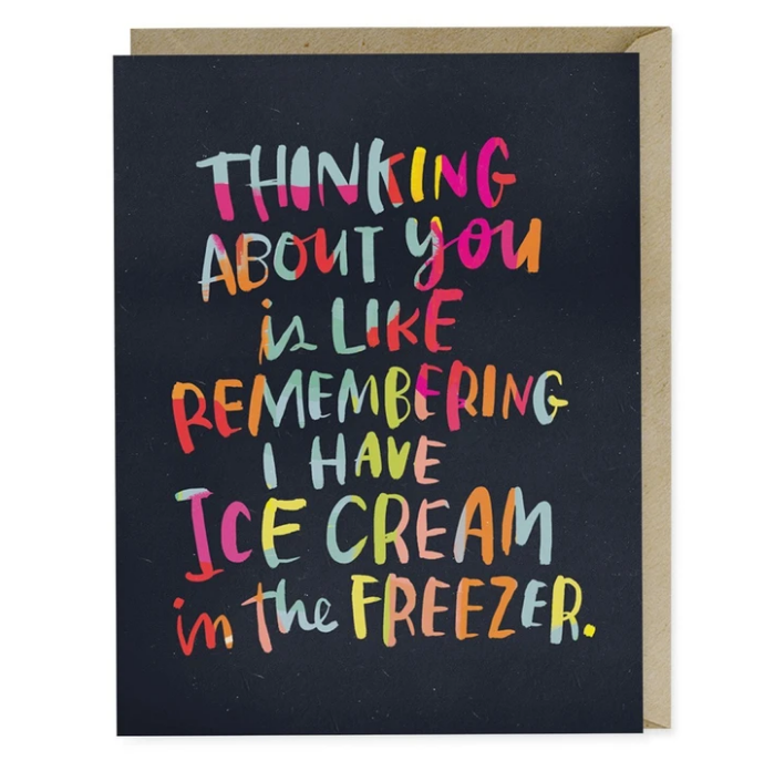 
                  
                    Ice Cream In The Freezer Card
                  
                
