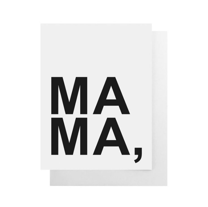 Mama, Card