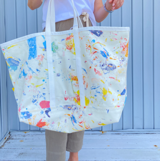 
                  
                    Messy Canvas Beach Tote
                  
                