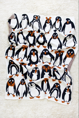 
                  
                    Penguin Party Knit Blanket
                  
                