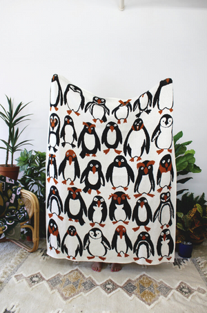 
                  
                    Penguin Party Knit Blanket
                  
                