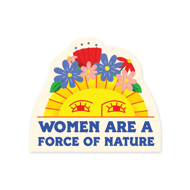Women Sun Sticker