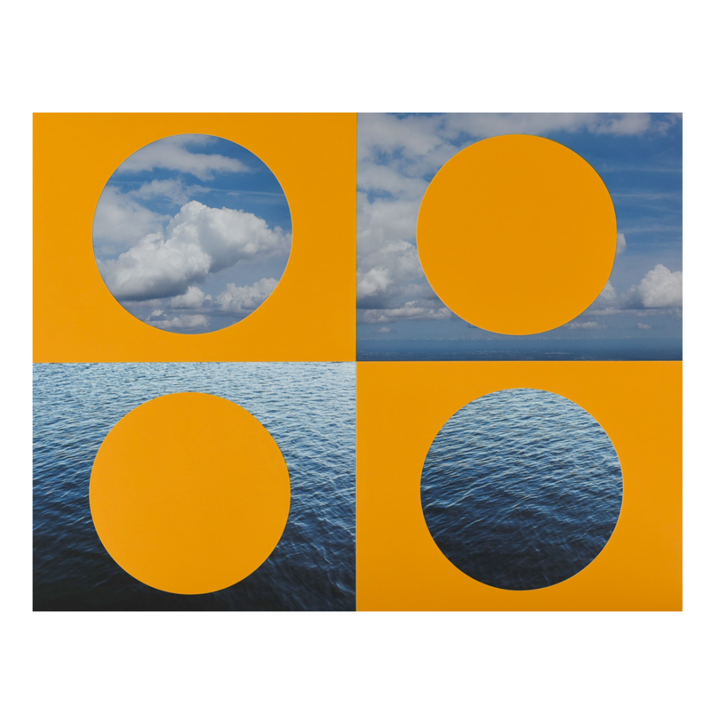 Orange Circle Grid