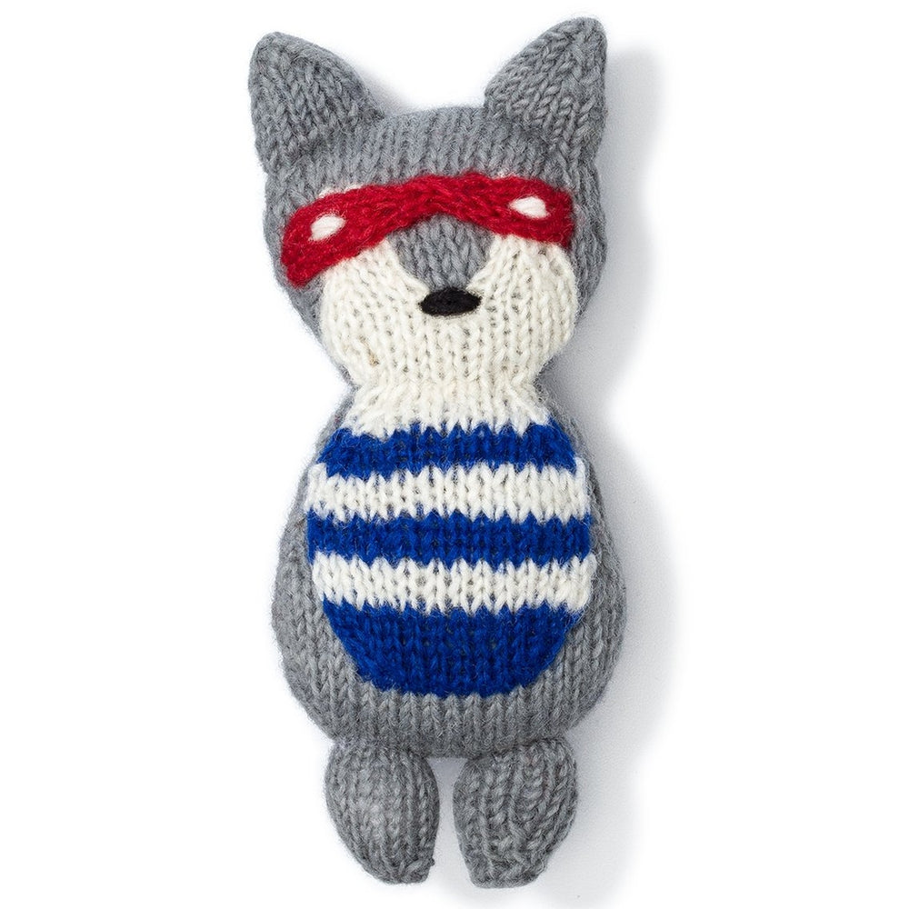 Raccoon Knit Toy