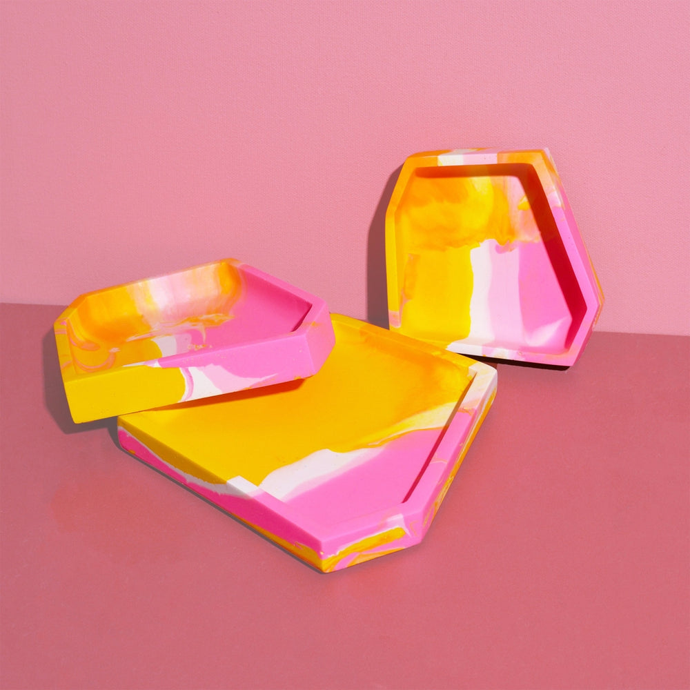 Nested Neon Trays
